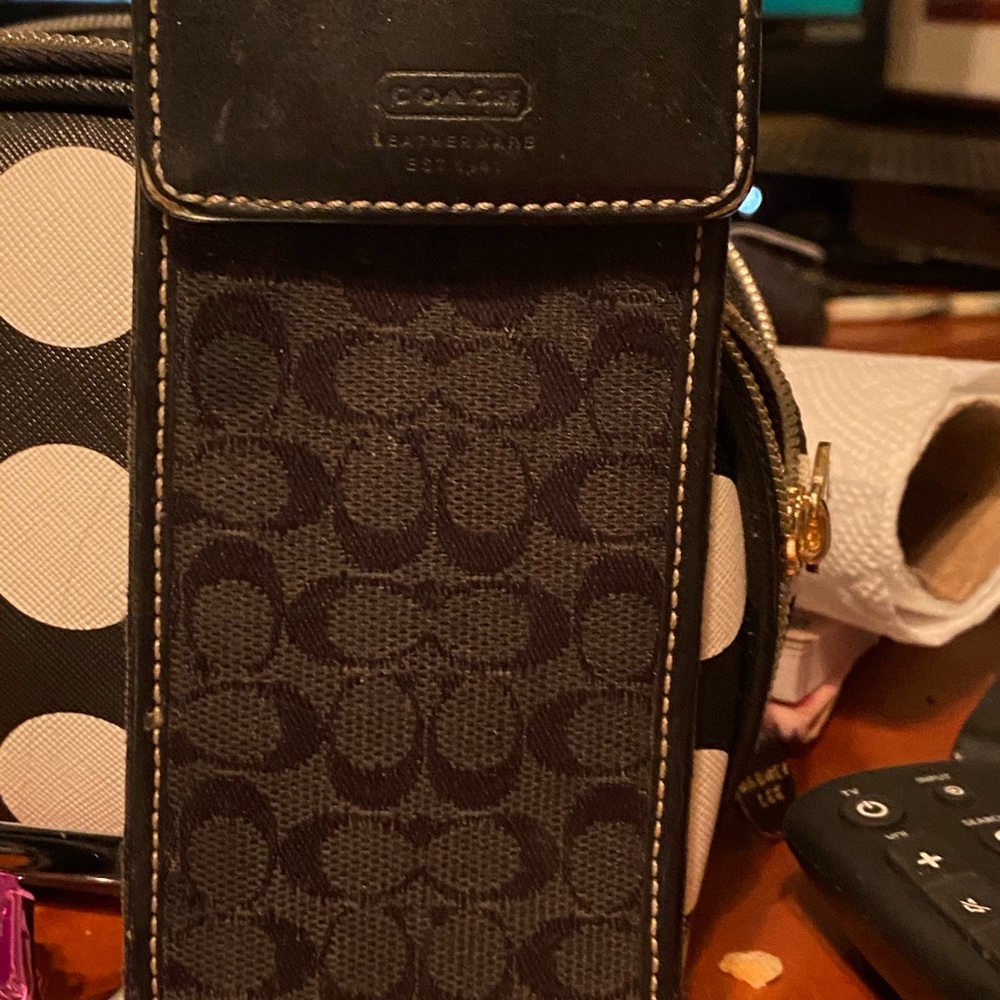Coach eyeglass case.